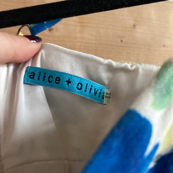 Alice + Olivia Zippered Floral Bustier - Picture 2 of 3